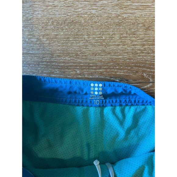 Title Nine Womens Blue Outdoor Active Lined Skort Size 10 - Picture 3 of 3